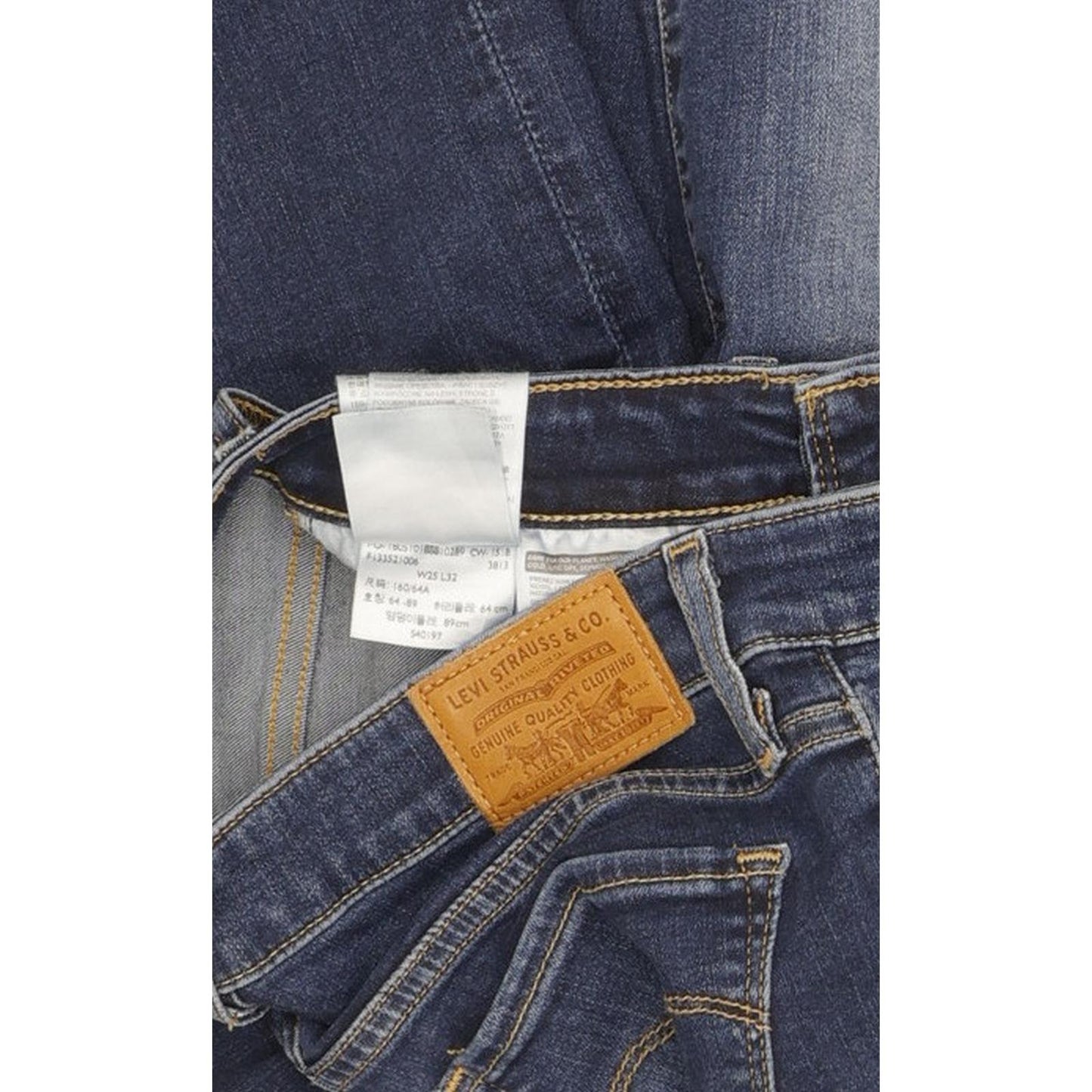 Levi's 711 Women Blue Skinny Slim Stretch Jeans W25 L32