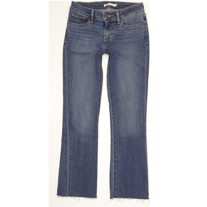 Levi's 715 Women Blue Bootcut Slim Stretch Jeans W26 L27