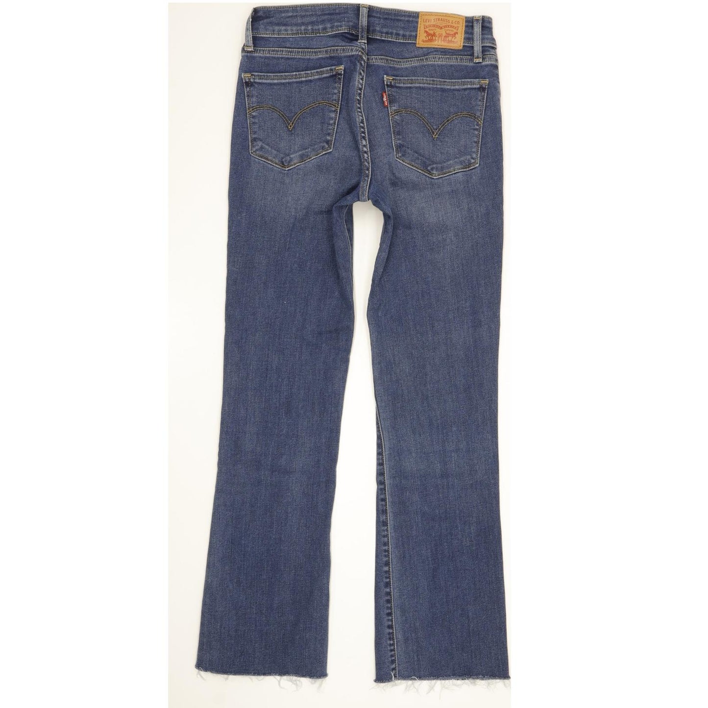 Levi's 715 Women Blue Bootcut Slim Stretch Jeans W26 L27