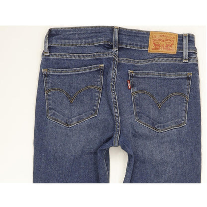 Levi's 715 Women Blue Bootcut Slim Stretch Jeans W26 L27
