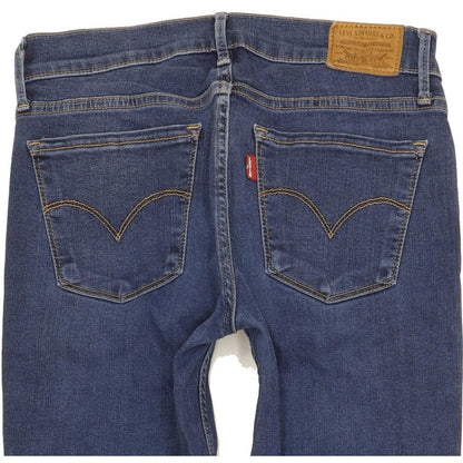 Levi's Women Blue Skinny Slim Stretch Jeans W27 L32