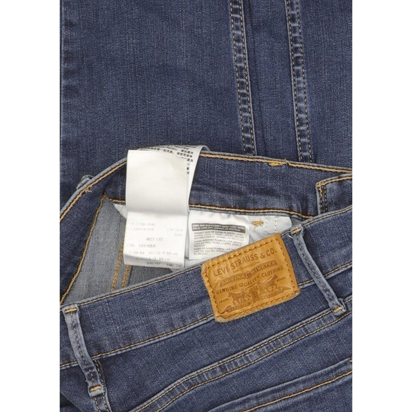 Levi's Women Blue Skinny Slim Stretch Jeans W27 L32