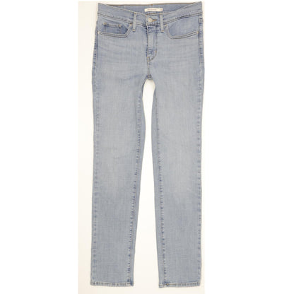Levi's 312 Shaping Women Blue Straight Slim Stretch Jeans W28 L31