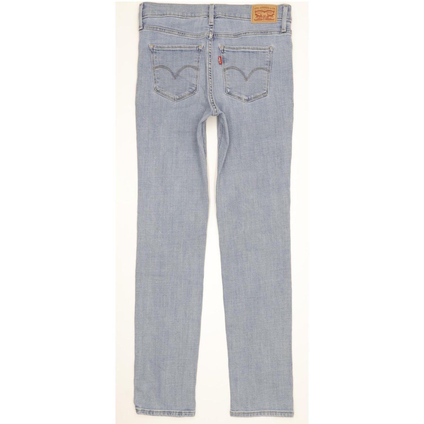 Levi's 312 Shaping Women Blue Straight Slim Stretch Jeans W28 L31