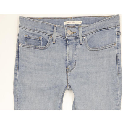 Levi's 312 Shaping Women Blue Straight Slim Stretch Jeans W28 L31