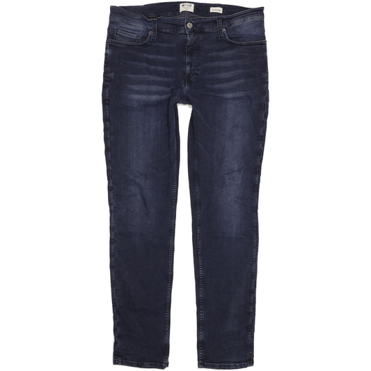 Mustang Vegas Men Blue Straight Regular Stretch Jeans W36 L34