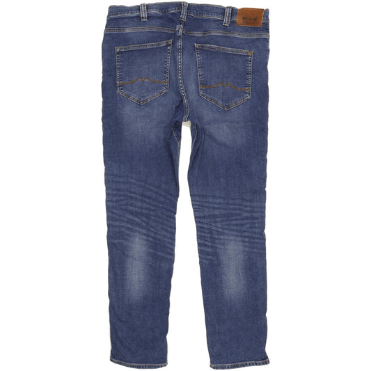 Mustang Oregon Men Blue Tapered Regular Stretch Jeans W36 L32