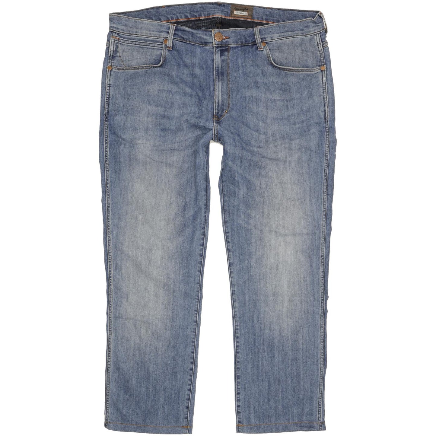 Wrangler Greensboro Men Blue Straight Regular Jeans W40 L29