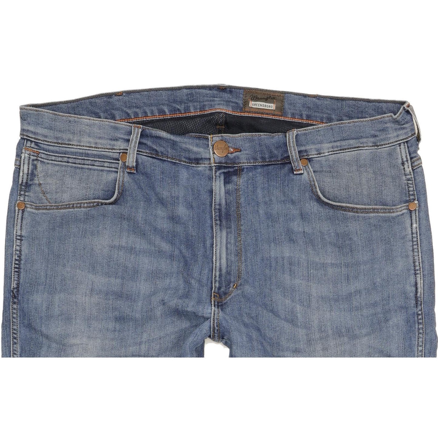 Wrangler Greensboro Men Blue Straight Regular Jeans W40 L29