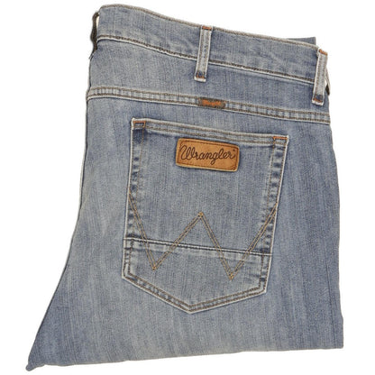 Wrangler Greensboro Men Blue Straight Regular Jeans W40 L29