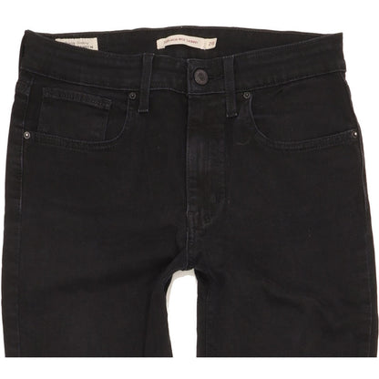 Levi's 721 Women Black Skinny Slim Stretch Jeans W28 L29