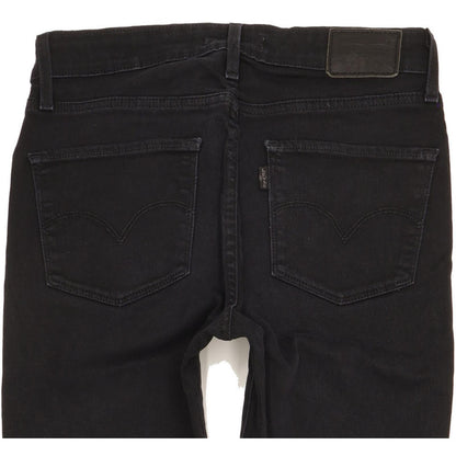 Levi's 721 Women Black Skinny Slim Stretch Jeans W28 L29