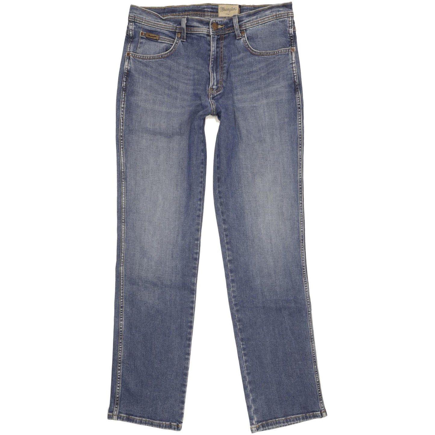 Wrangler Arizona Men Blue Straight Regular Stretch Jeans W34 L34
