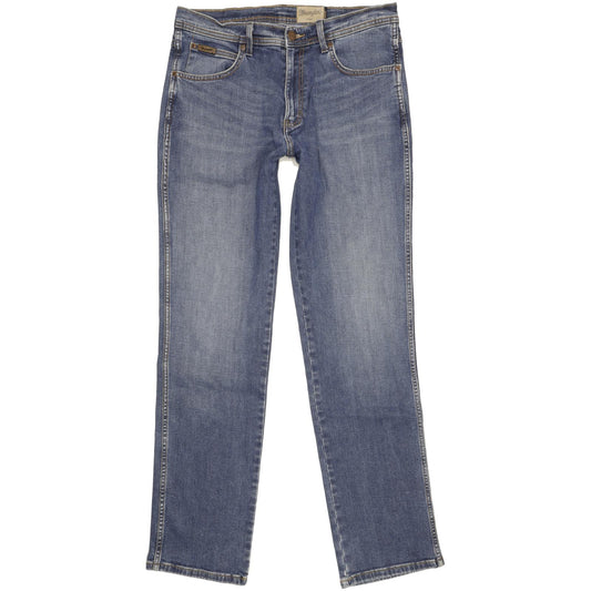 Wrangler Arizona Men Blue Straight Regular Stretch Jeans W34 L34