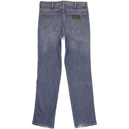 Wrangler Arizona Men Blue Straight Regular Stretch Jeans W34 L34