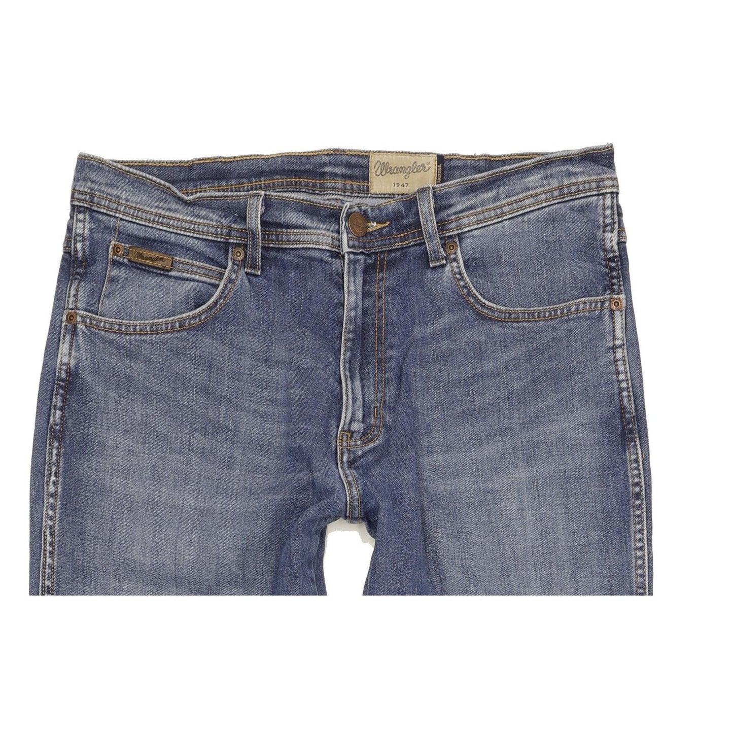 Wrangler Arizona Men Blue Straight Regular Stretch Jeans W34 L34