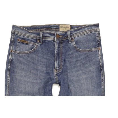 Wrangler Arizona Men Blue Straight Regular Stretch Jeans W34 L34