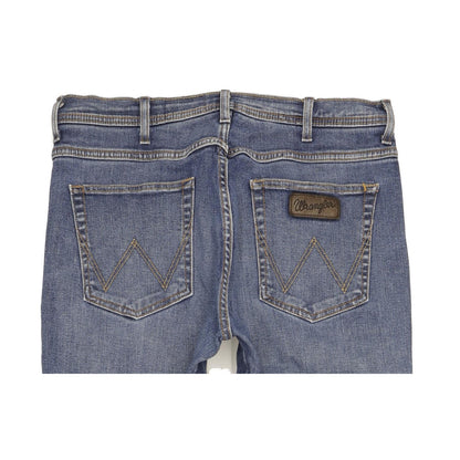 Wrangler Arizona Men Blue Straight Regular Stretch Jeans W34 L34