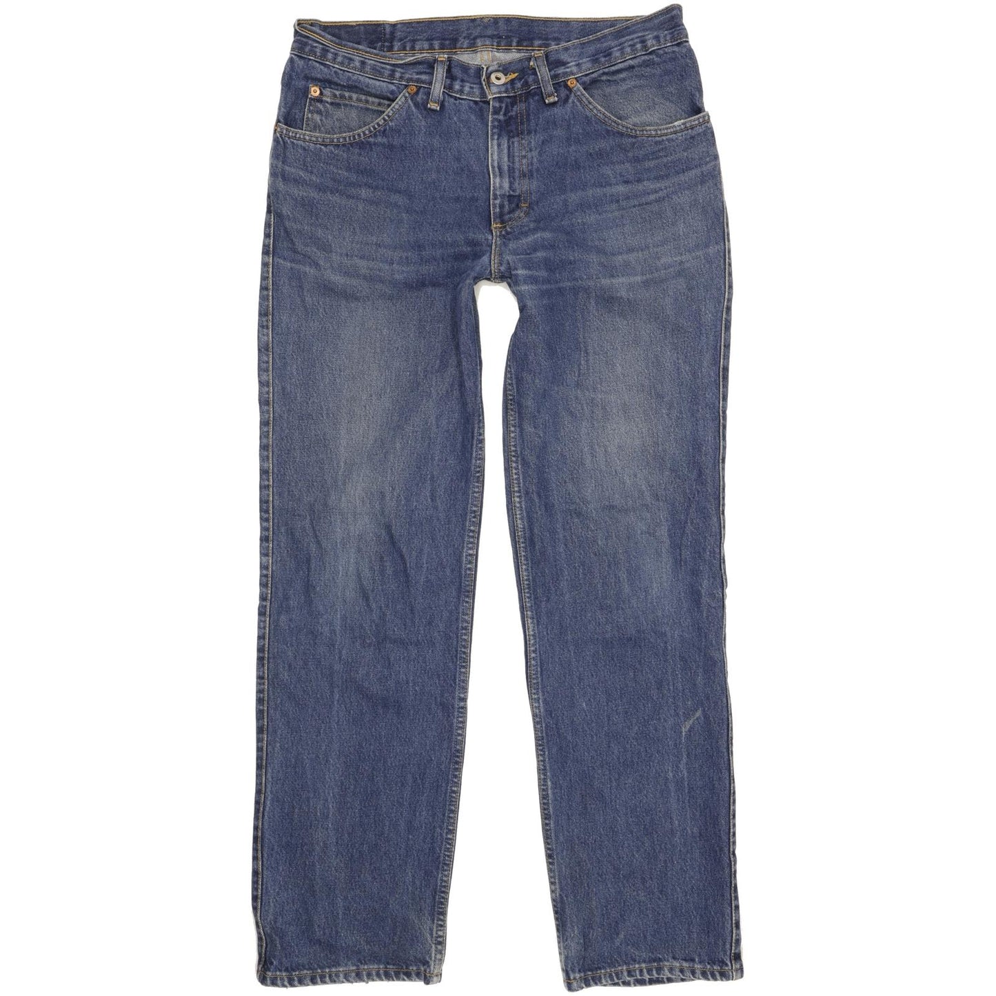 Mustang Men Blue Straight Slim Jeans W35 L32