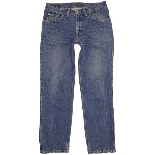 Mustang Men Blue Straight Slim Jeans W35 L32