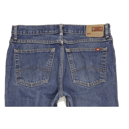 Mustang Men Blue Straight Slim Jeans W35 L32