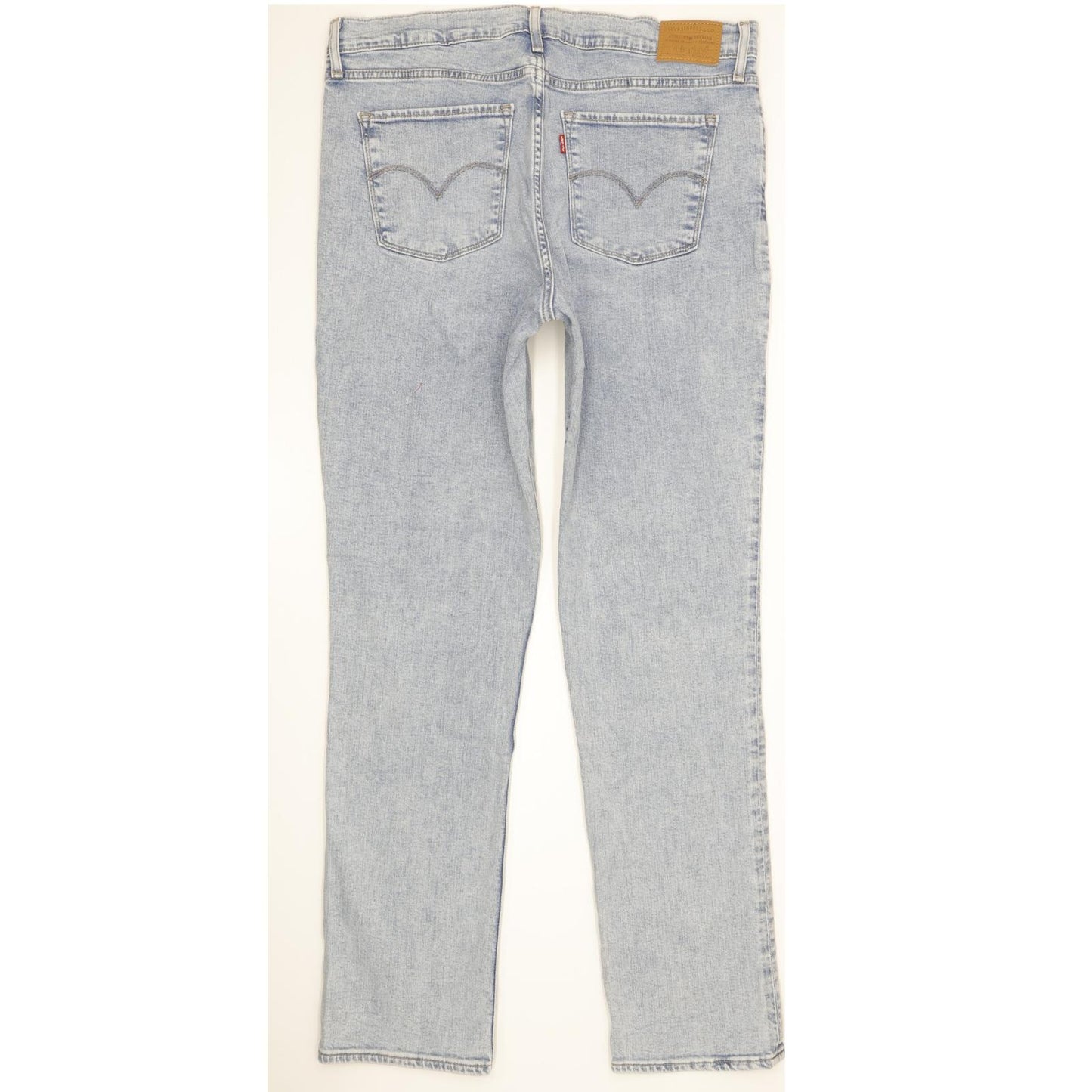 Levi's 724 Blue Straight Slim Stretch Jeans High Waisted W32 L32