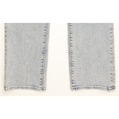 Levi's 724 Blue Straight Slim Stretch Jeans High Waisted W32 L32