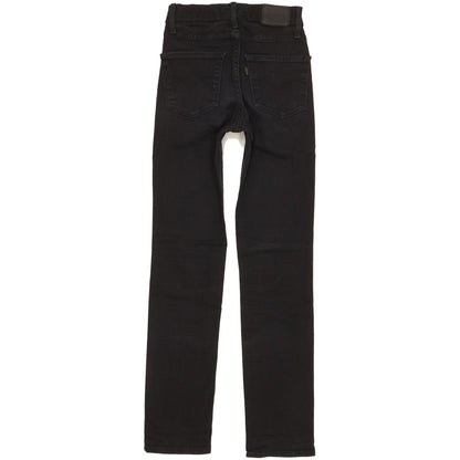 Levi's 724 Women Black Skinny Slim Stretch Jeans W24 L29
