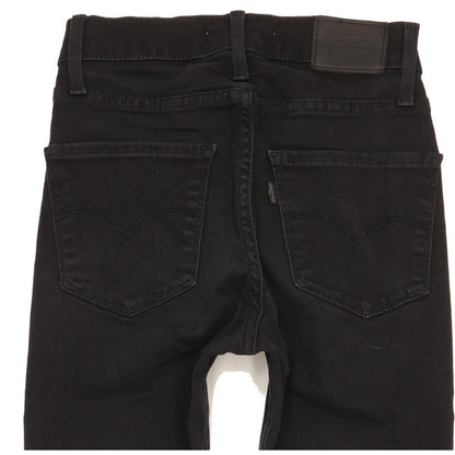 Levi's 724 Women Black Skinny Slim Stretch Jeans W24 L29