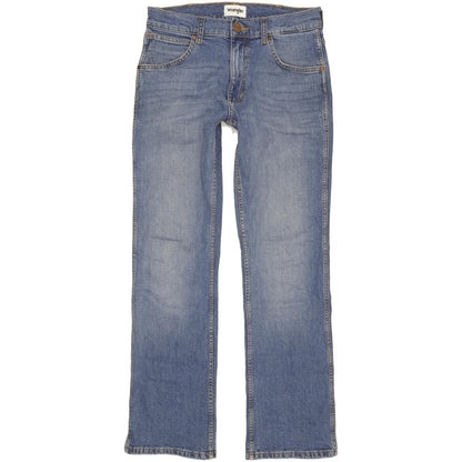 Wrangler Men Blue Bootcut Regular Stretch Jeans W30 L31