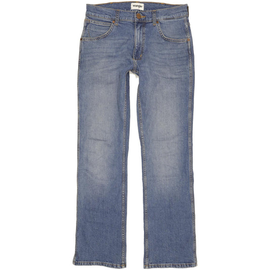 Wrangler Men Blue Bootcut Regular Stretch Jeans W30 L31