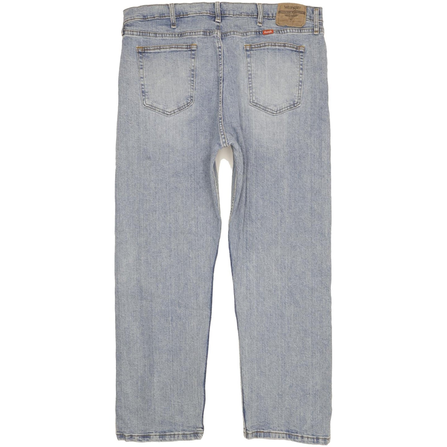 Wrangler Men Blue Straight Regular Stretch Jeans W38 L30