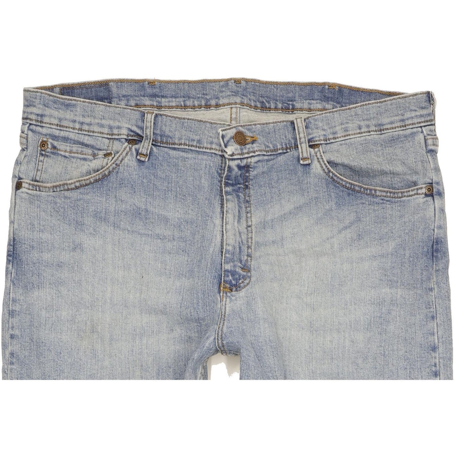 Wrangler Men Blue Straight Regular Stretch Jeans W38 L30