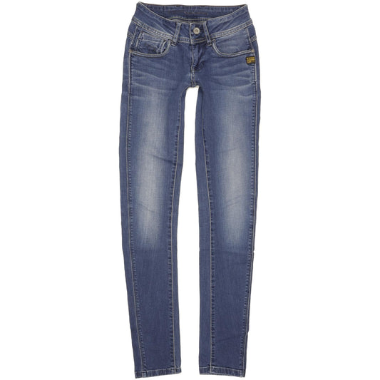 G-Star Midge Cody Women Blue Skinny Slim Stretch Jeans W25 L32