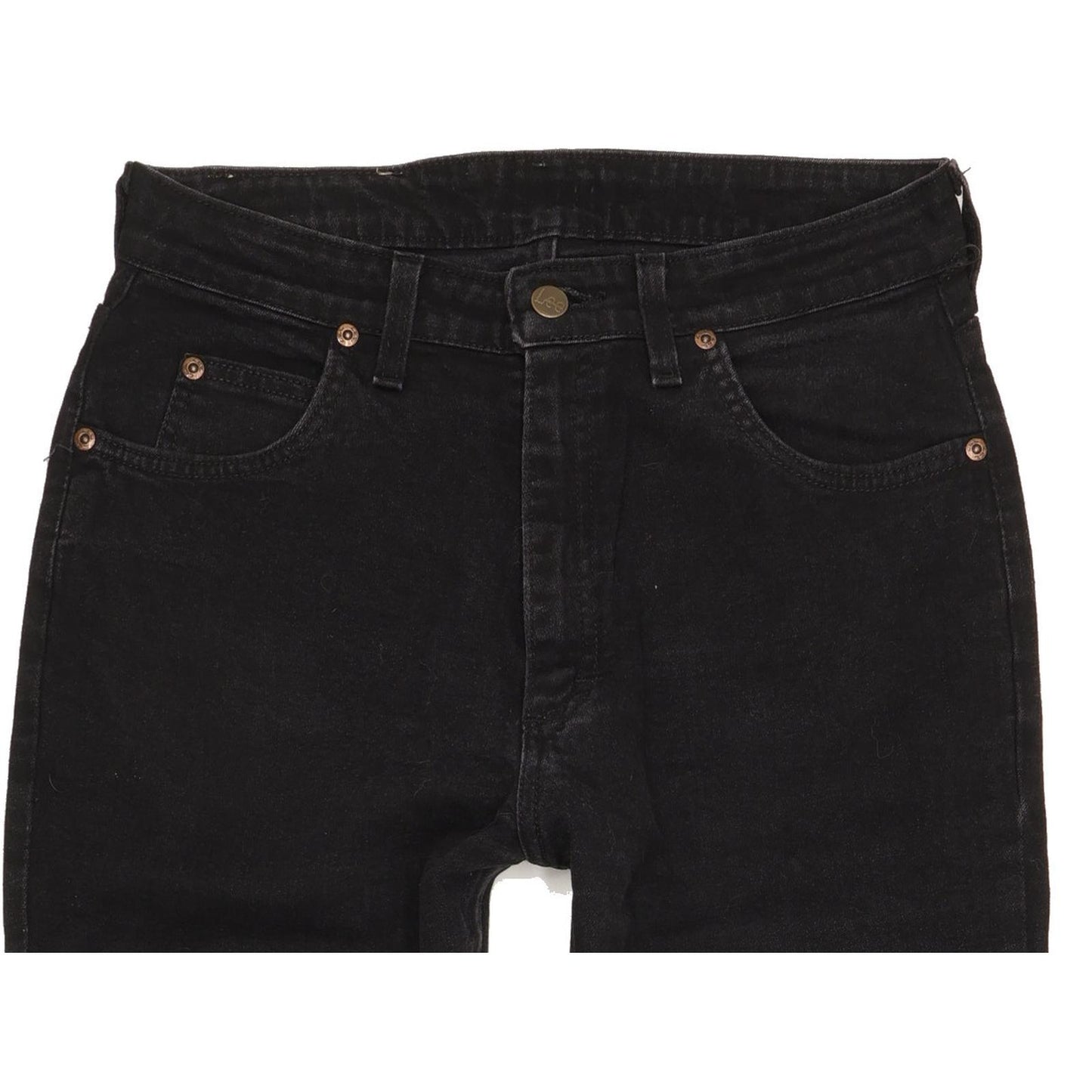 Lee Dallas Men Black Straight Regular Stretch Jeans W30 L30