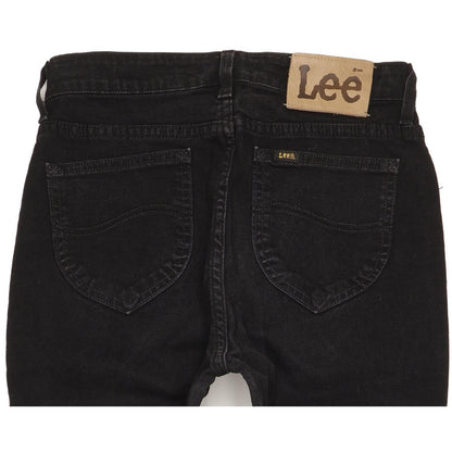 Lee Dallas Men Black Straight Regular Stretch Jeans W30 L30