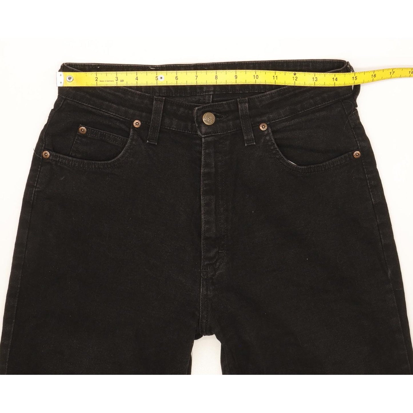 Lee Dallas Men Black Straight Regular Stretch Jeans W30 L30