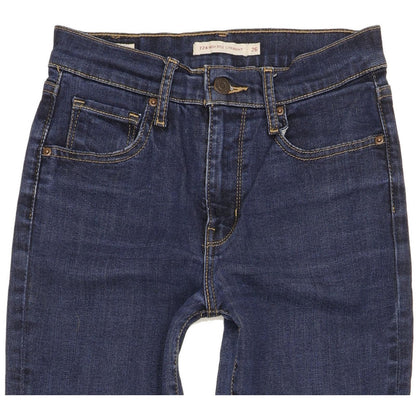 Levi's 724 Women Blue Straight Slim Stretch Jeans W26 L30