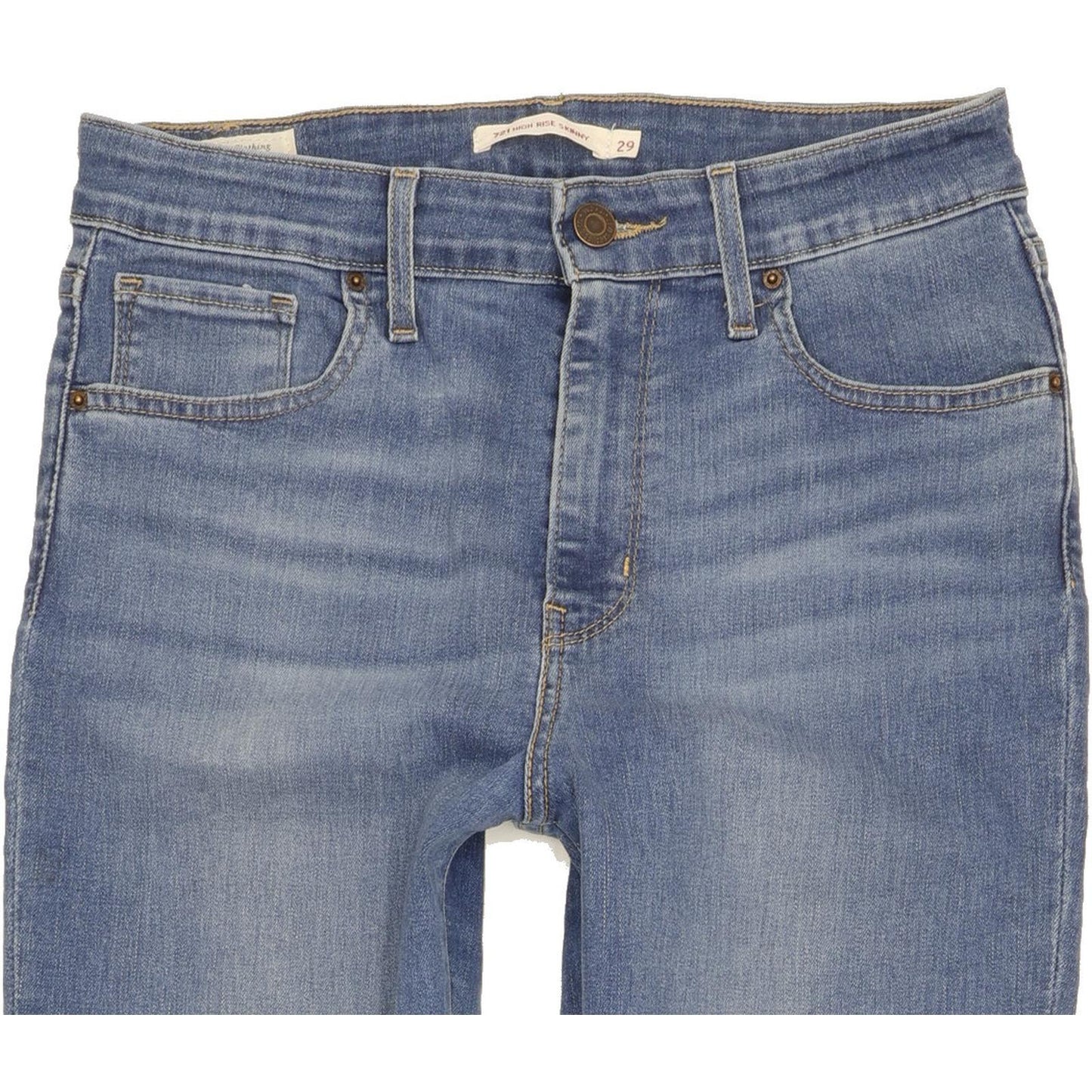 Levi's 721 Women Blue Skinny Slim Stretch Jeans W29 L30
