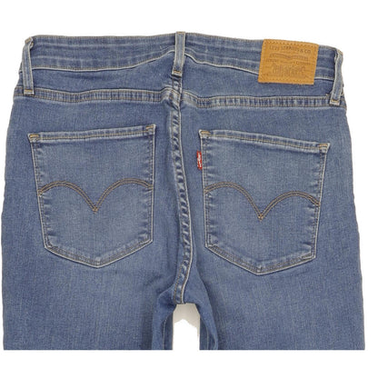 Levi's 721 Women Blue Skinny Slim Stretch Jeans W29 L30