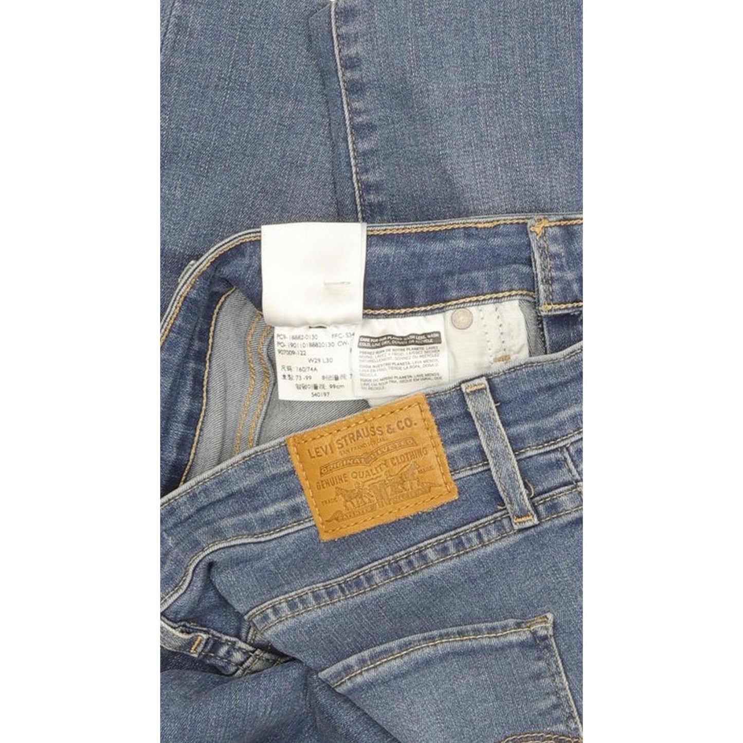 Levi's 721 Women Blue Skinny Slim Stretch Jeans W29 L30