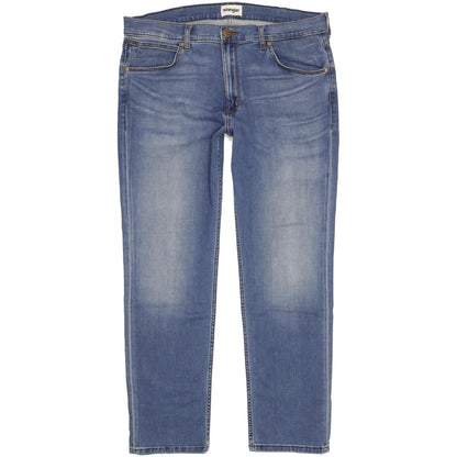 Wrangler Greensboro Men Blue Straight Regular Stretch Jeans W36 L30