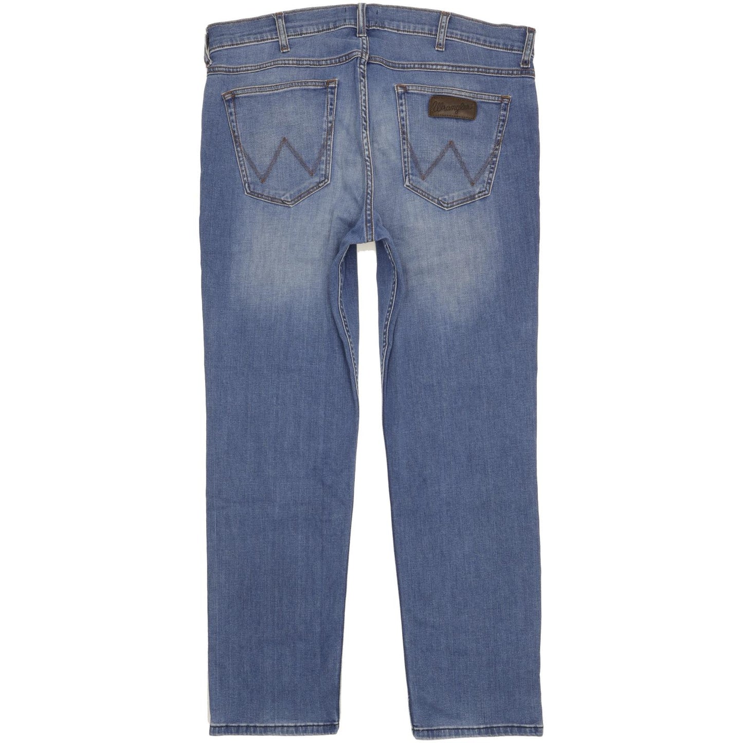 Wrangler Greensboro Men Blue Straight Regular Stretch Jeans W36 L30