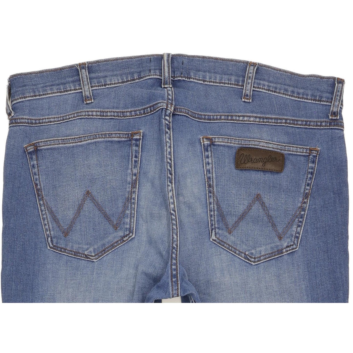 Wrangler Greensboro Men Blue Straight Regular Stretch Jeans W36 L30
