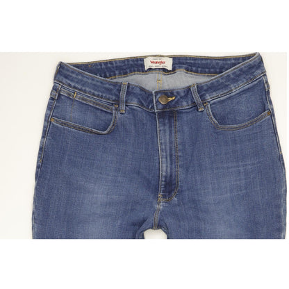Wrangler Blue Straight Regular Jeans High Waisted W30 L31