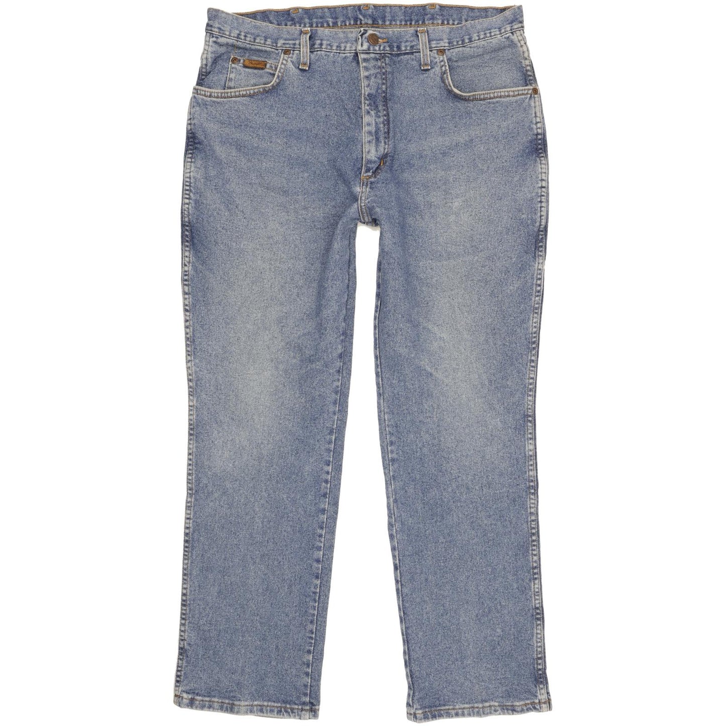 Wrangler Texas Men Blue Straight Regular Stretch Jeans W39 L30