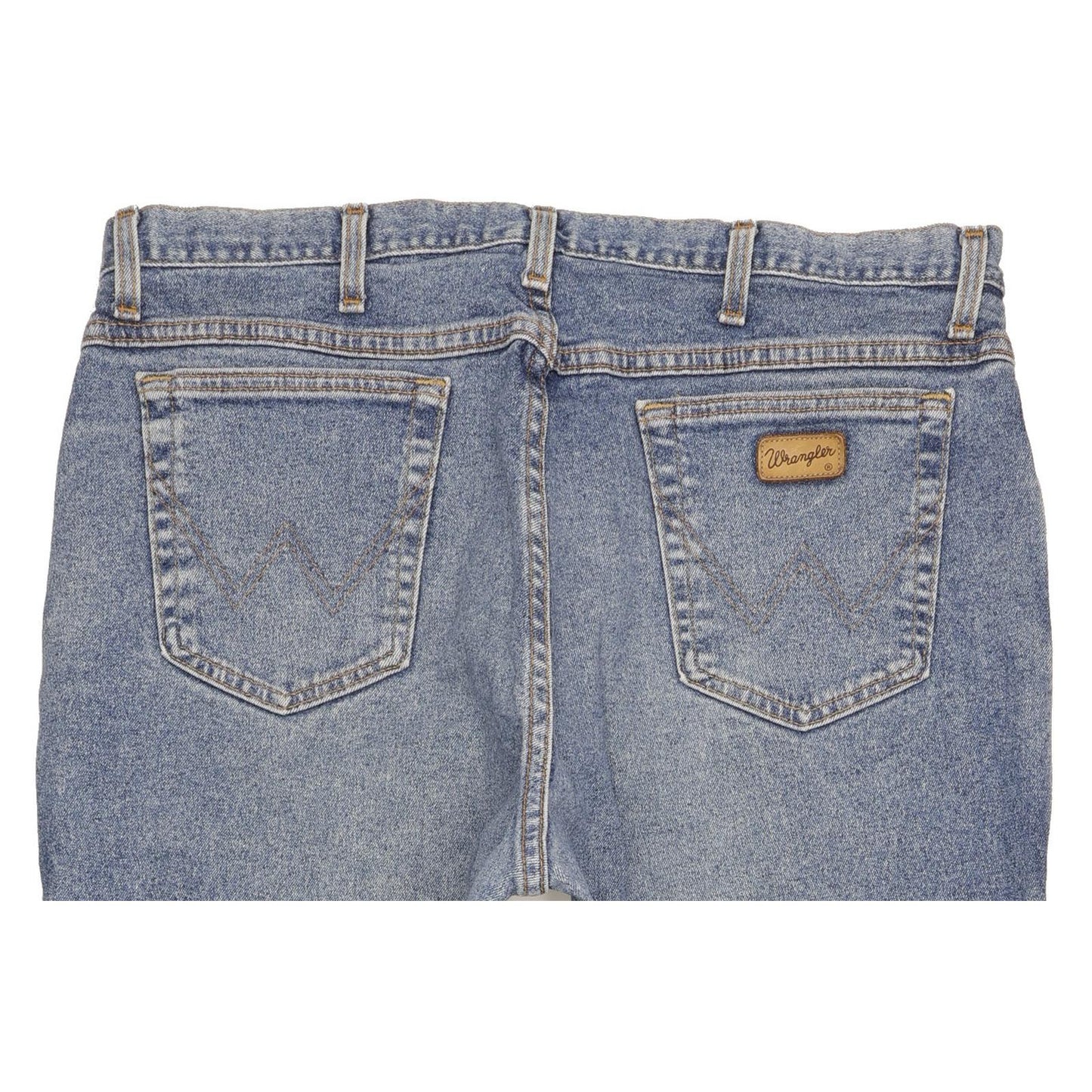 Wrangler Texas Men Blue Straight Regular Stretch Jeans W39 L30