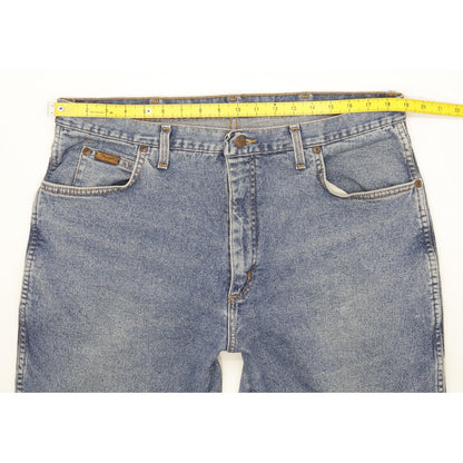 Wrangler Texas Men Blue Straight Regular Stretch Jeans W39 L30