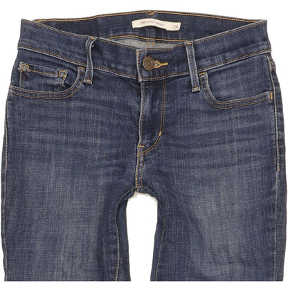 Levi's 710 Super Women Blue Skinny Slim Stretch Jeans W26 L32