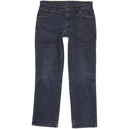 Wrangler Texas Men Blue Straight Regular Stretch Jeans W32 L30